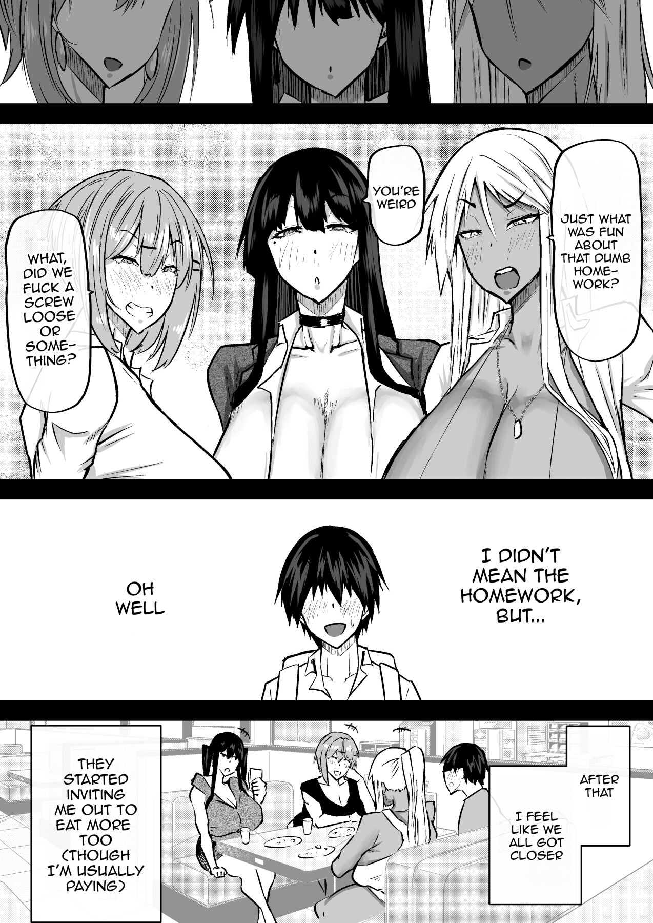 Hentai Manga Comic-The Huge Tittied Gals That Suck Everything Out Of Me-Read-169